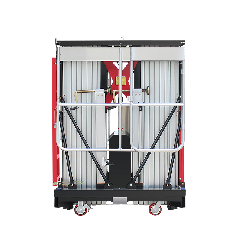 What should you check before starting push around vertical lifts