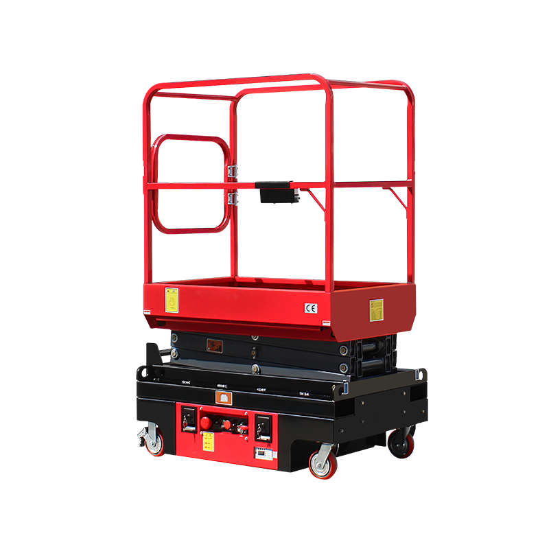 What safety features does a scissor lift have?