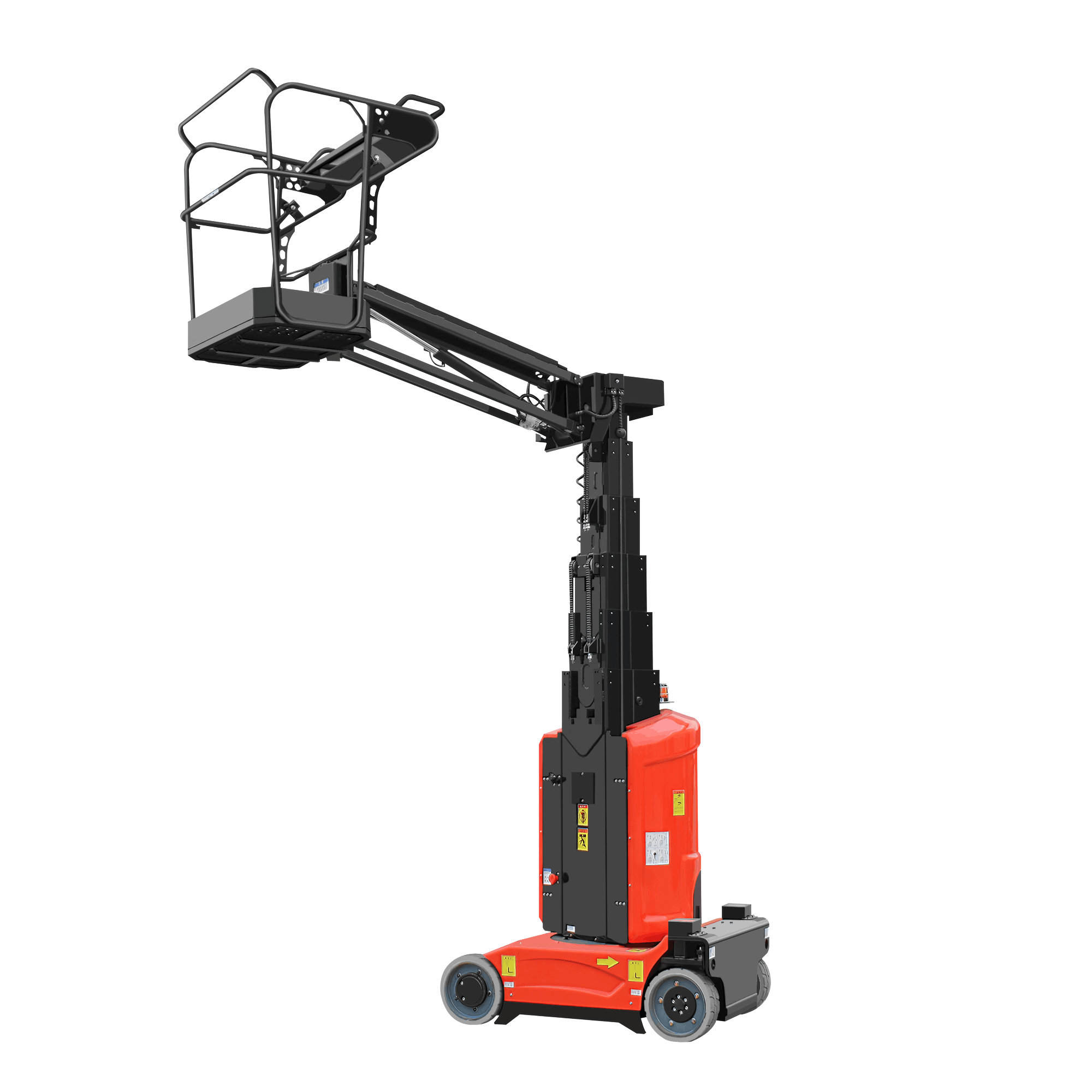 AMWP11.2-8100 Vertical Telescopic Mast Lift with Jib 