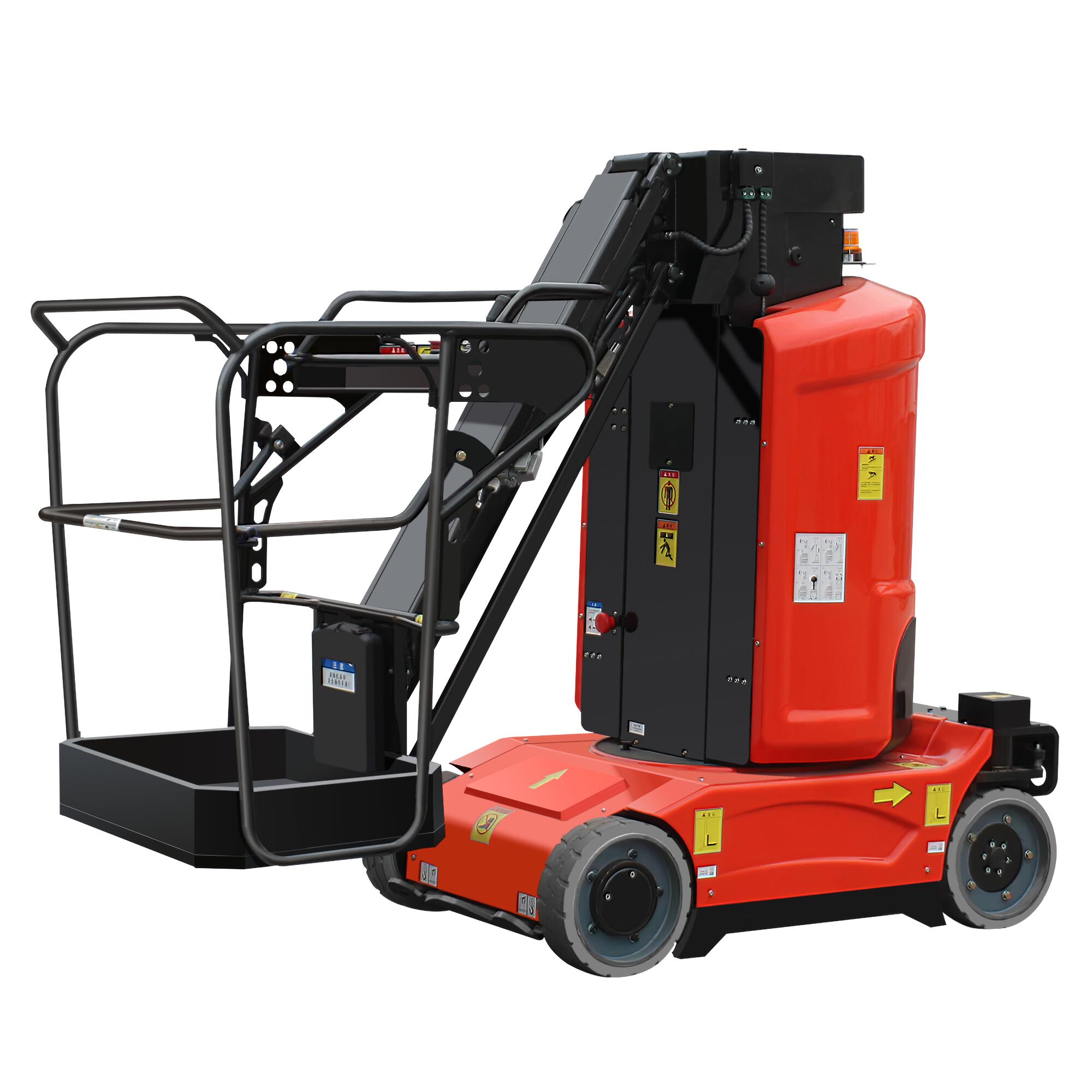 AMWP11.2-8100 Vertical Telescopic Mast Lift with Jib 